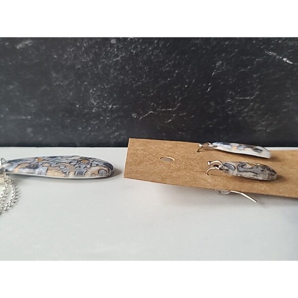 925 Polymer Clay Jewelry Set, NEW - Picture 4 of 10